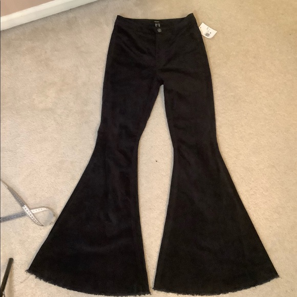 New Forever 21 Just float on extreme Flare bell bottom Pants size MD. - Picture 1 of 11